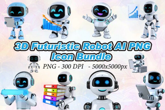 3D Futuristic Robot AI PNG: A Designer's Guide