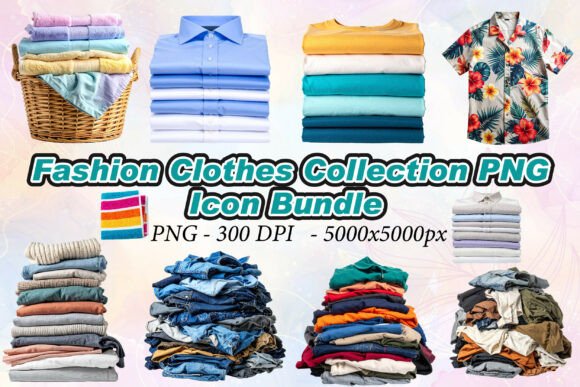 Fashion Clothes Collection PNG: Premium 3D Icons