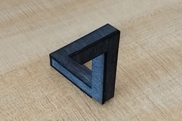 Impossible Triangle 3D: Laser Cutter Design Guide