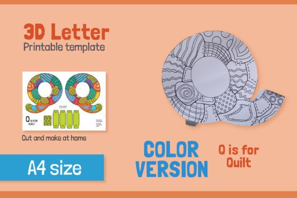Mastering the Letter Q 3D Papercraft for Kids – COLOR: A Guide to Better Crafting