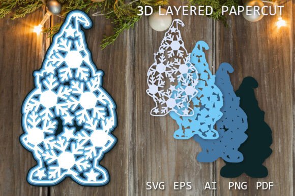 Mastering the Mandala Gnome SVG Christmas 3D Layered Design for Professional Paper Crafts