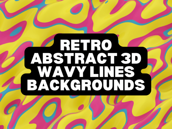 Revitalizing Digital Aesthetics: The Strategic Power of Retro Abstract 3D Wavy Lines Backgrounds
