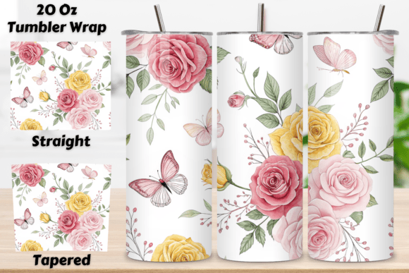 Rose and Butterfly Seamless Tumbler Wrap: A Practical Evaluation