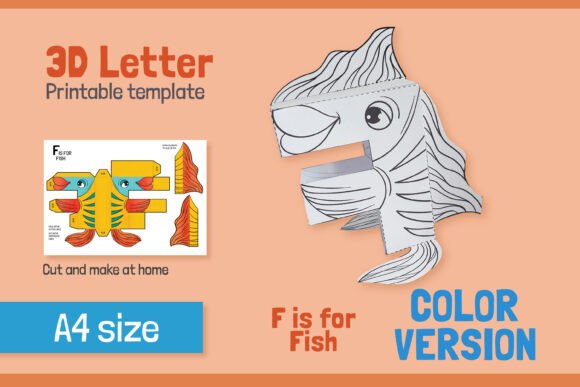 Strategic Engagement: Leveraging Letter a 3D Papercraft for Kids – COLOR in Educational and Creative Contexts