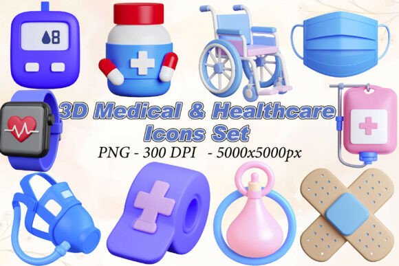 Why 3D Medical Healthcare Icons Are Transforming Digital Health Communication